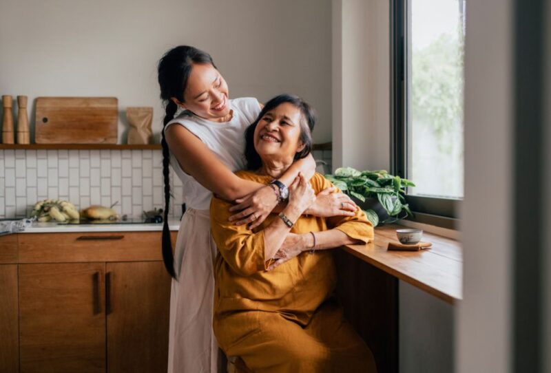 Life Care Planning mother and daughter hugging